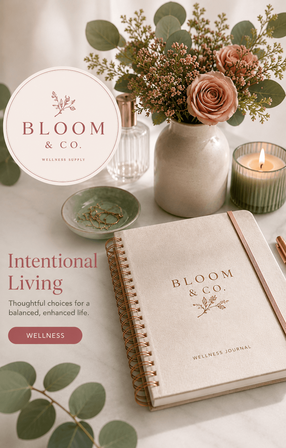Bloom & Co — Wellness journals and intentional living tools by Fridah Nairuti, Nairobi Kenya
